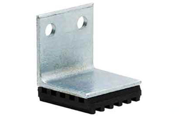 防振床バンド用アングルピースゴム