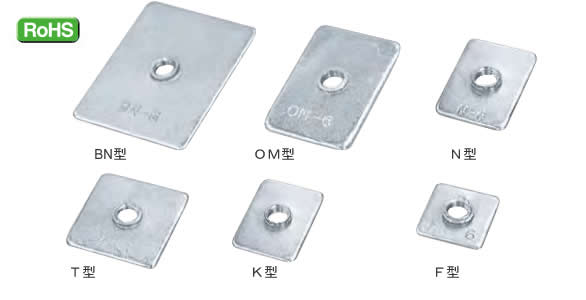 ABCパーツ(四角ナット