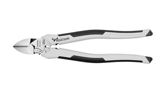 パワー硬線ニッパー 圧着機能付