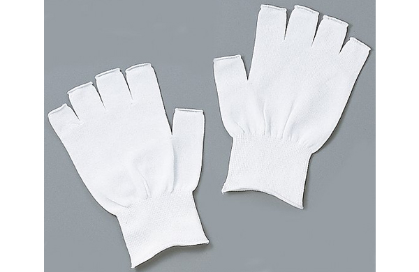 インナー手袋指先無しミドルカット