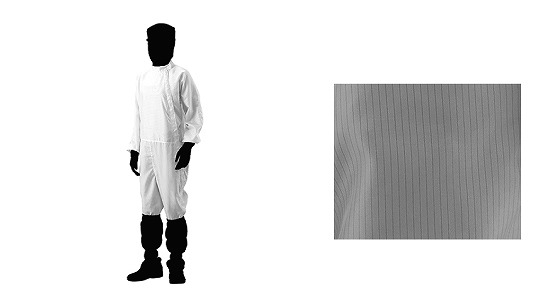 クリーンスーツポケット無し(青