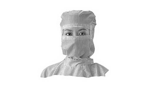 クリーンスーツ用フード青SHB