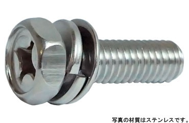 十字穴付（＋）アプセットＰ＝４