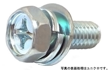 十字穴付（＋）アプセットＩ＝３