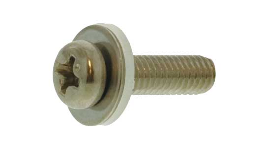 十字穴付（＋）ナベＰ＝１Ｎ（ナイロンワッシャー組込