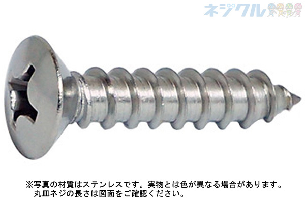 十字穴付（＋）Ａ丸皿タッピング