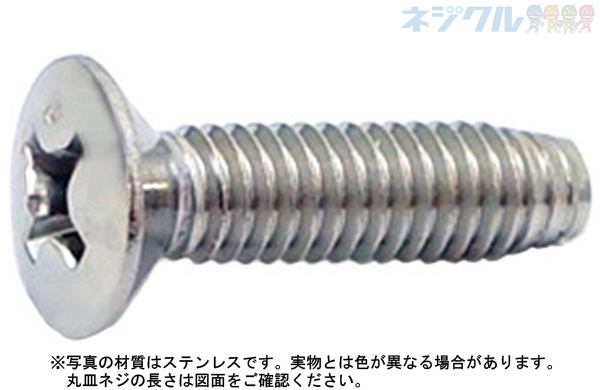 十字穴付（＋）Ｃ０丸皿タッピング
