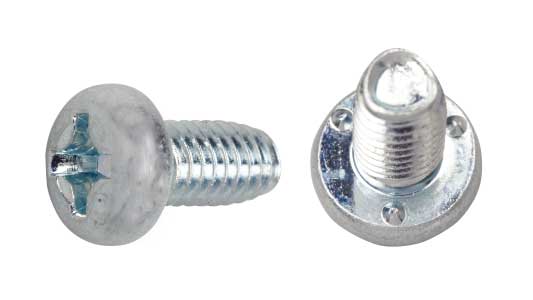 十字穴付（＋）Ｓタイプナベ（３ポッチ