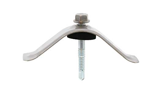 波板　ステンキャップ鉄板大波