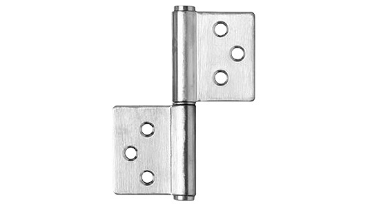 面付旗丁番左右兼用ステン芯K51