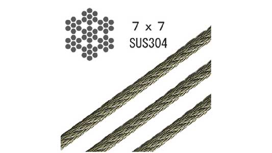 ワイヤー２００Ｍ巻き（７×７