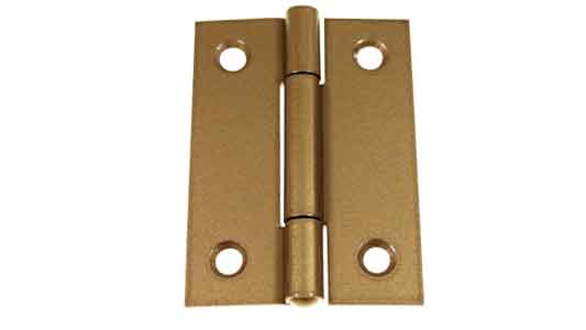 ビス止めカラー丁番（ゴールド