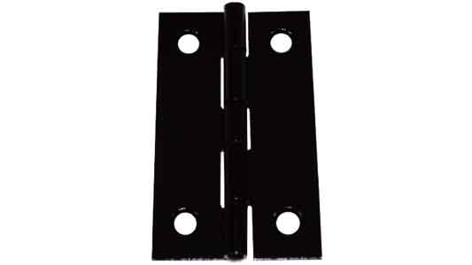 ビス止めカラー丁番（ブラック