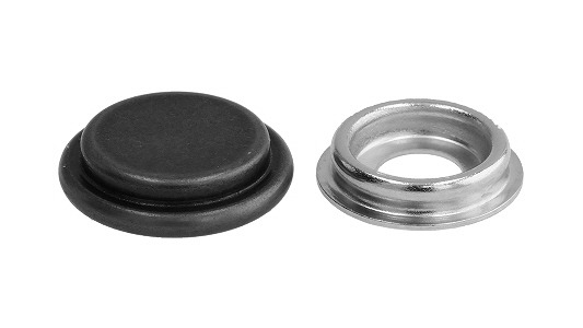 金属製ビスキャップ　ブロンズ４Ｐ