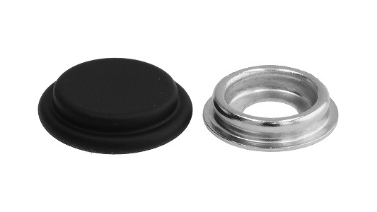 金属製ビスキャップブラック２０Ｐ