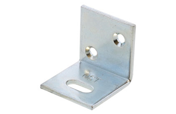 金折れ　鋼板　横穴（ユニクロ）