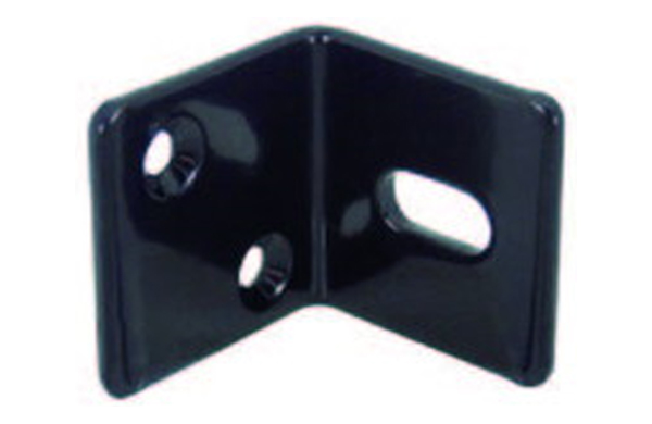 金折れ　鋼板　縦穴（塩ビ塗装）