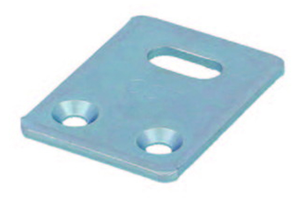 平鋼板　横穴（ユニクロ）