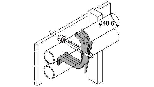 ＫＳ　タイ当板　丸用ＬＬ型