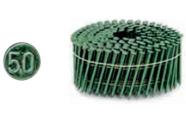 ワイヤ連結ＤメッキＣＮ釘緑３０巻