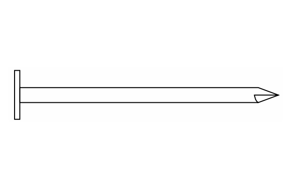 着色釘　グレー