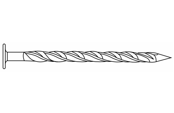 銅メッキスクリュー釘