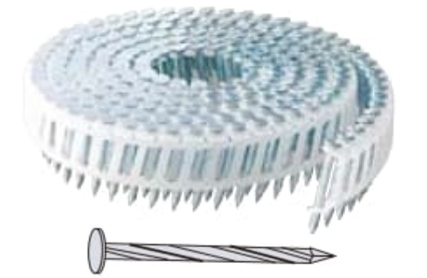 斜めプラ連結釘Ｃチャンネイル平頭