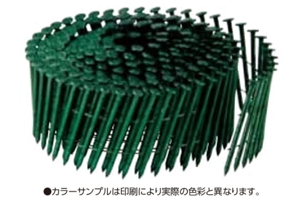 ワイヤー連結釘　ＣＮ釘・緑１０巻