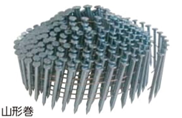ワイヤー連結釘　コンクリート釘山形巻１０巻