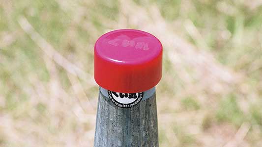 くい丸用　カラーキャップ　赤