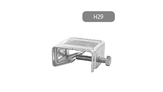 棟金具　角ハゼ用（Ｈ－２９