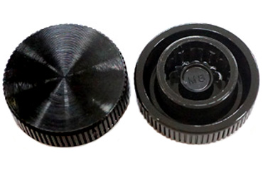 サムノブ(丸型(黒