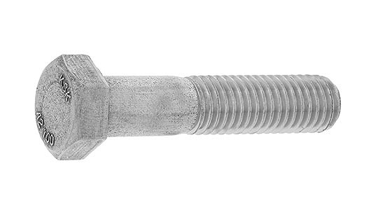 Ａ２－１００　六角ボルト（半ねじ