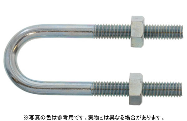 足長Ｕボルト・ナット付＋５０・ウィット