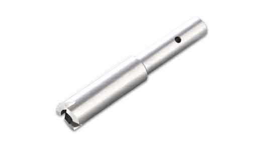 バリ取りホルソー（スパッタ除去）