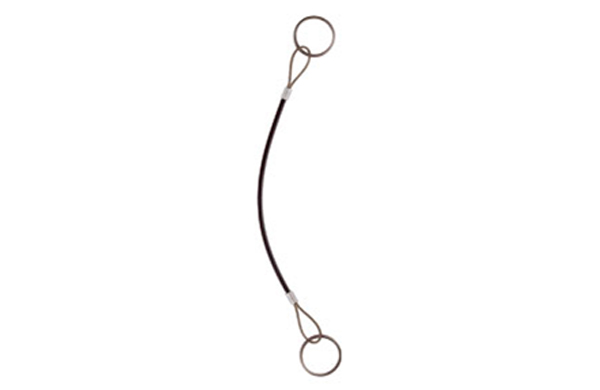 保持ケーブル（キーリング２個付黒