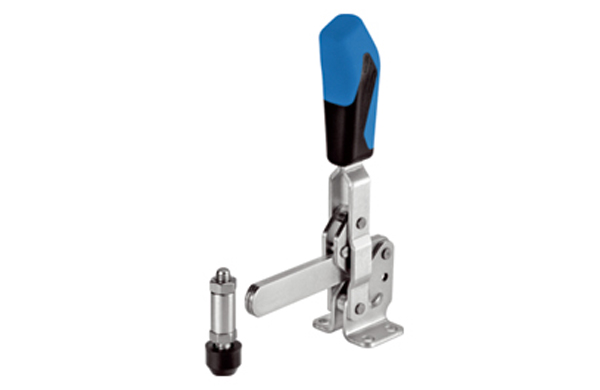 縦型トグルクランプ　水平固定板付