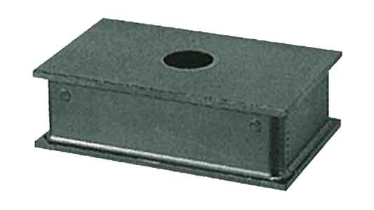 角形防振ゴムＲＫ（貫通穴・Ｈ形