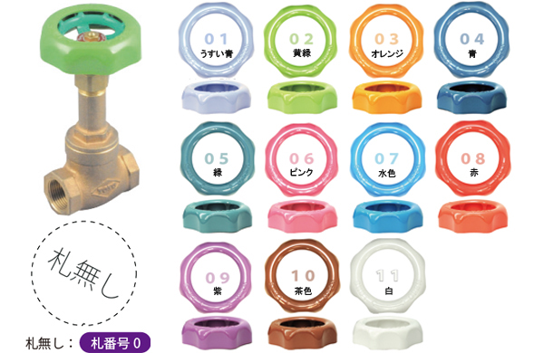 バルブハンドルカバー東洋用　札無