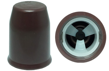 ボルト用保護カバーダブルＮこげ茶