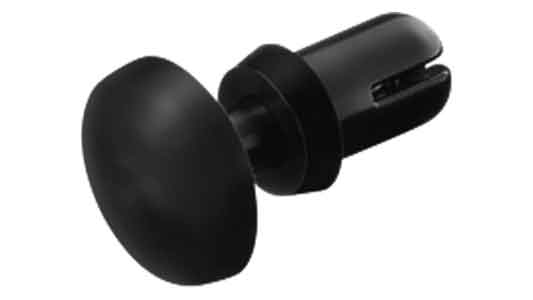 ＰＡ４６　プッシュリベット（黒