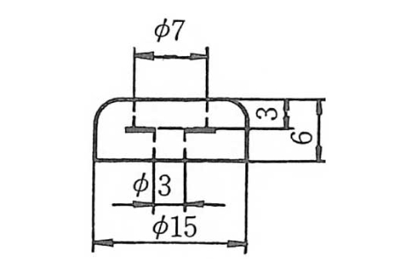 ゴム脚（Ｗ入　ＵＥＳＫー１５６