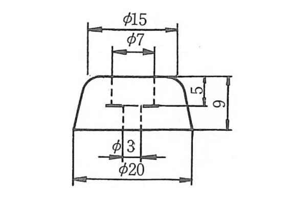 ゴム脚（Ｗ入　ＵＥＳＫー２０９