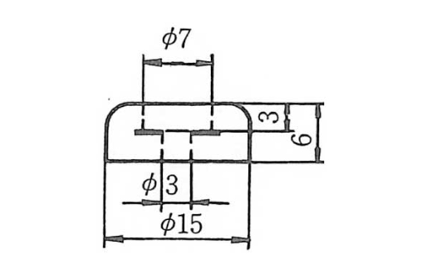 ゴム脚（Ｗ入　ＵＣＳＫー１５６