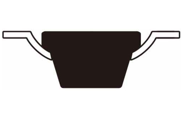 ゴム脚Ｗ入金具付ＴＫー２３１３