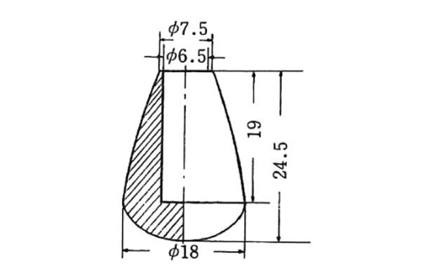 パイプ用ゴム脚　ＫＰー３