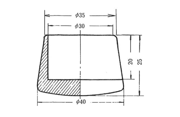 パイプ用ゴム脚　ＫＰー１２