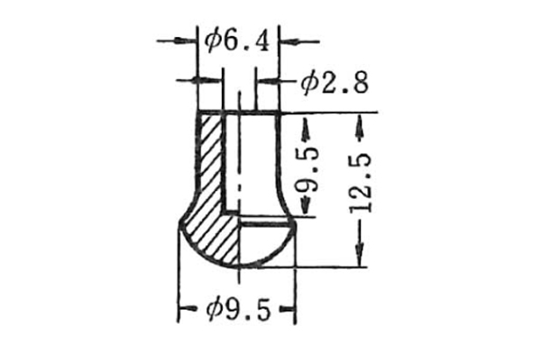 パイプ用ゴム脚　ＫＰー１０１