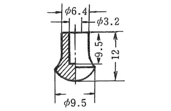 パイプ用ゴム脚　ＫＰー１１３