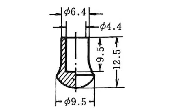 パイプ用ゴム脚　ＫＰー１０２